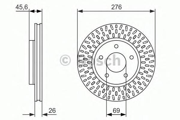 фото Тормозной диск bosch 0986479783