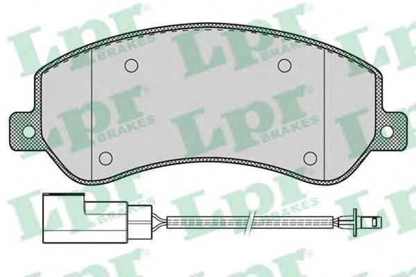 

Комплект тормозных колодок Lpr 05P1260