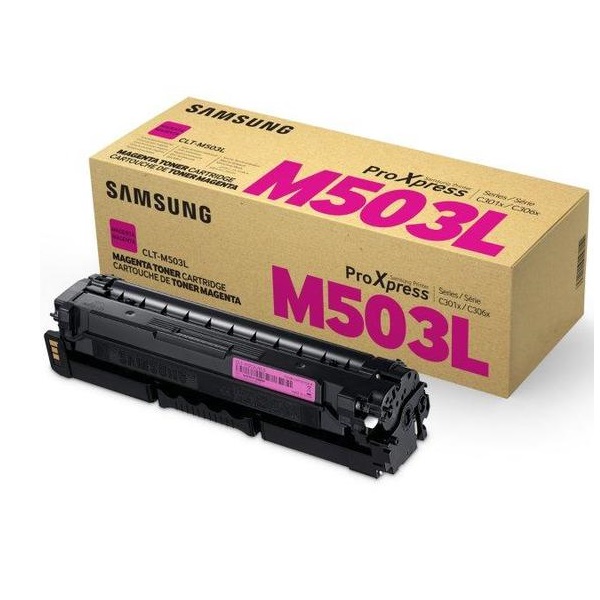 Картридж для лазерного принтера Samsung CLT-M503L, пурпурный, оригинал