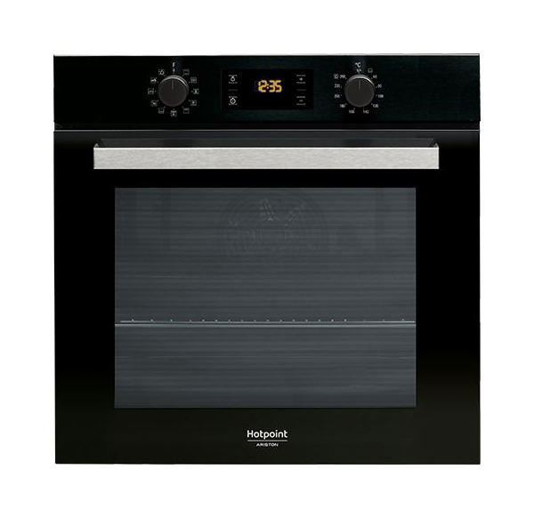 фото Встраиваемый электрический духовой шкаф hotpoint-ariston fa3 841 h bl ha black