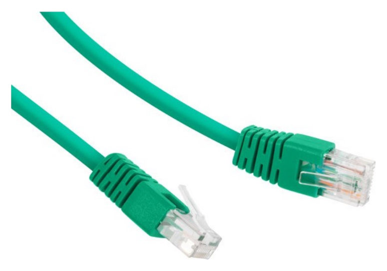 фото Кабель cablexpert rj45-rj45, m-m 0,25м green (pp12-0.25m/g)