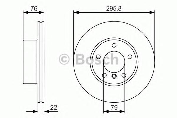 фото Тормозной диск bosch 0986479r72