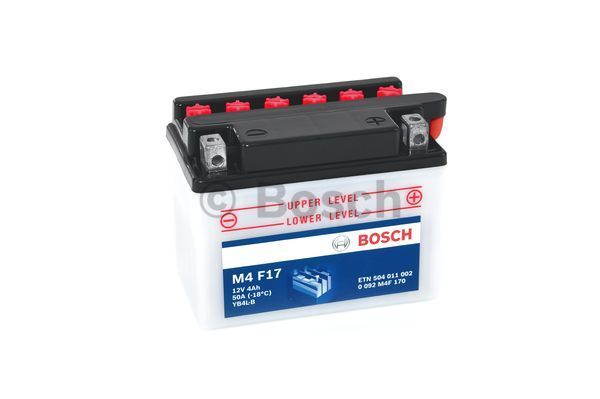 фото Аккумулятор автомобильный bosch 0 092 m4f 170 4 ач