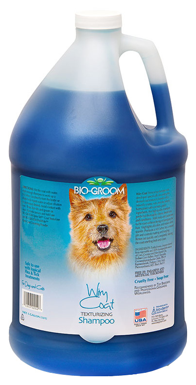 Шампунь-бальзам для кошек и собак Bio-Groom Wiry Coat для жесткой шерсти, 3,8 л