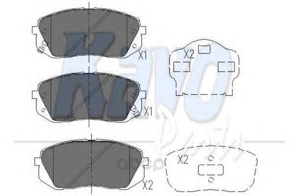 

Тормозные колодки KaVo Parts KBP4018