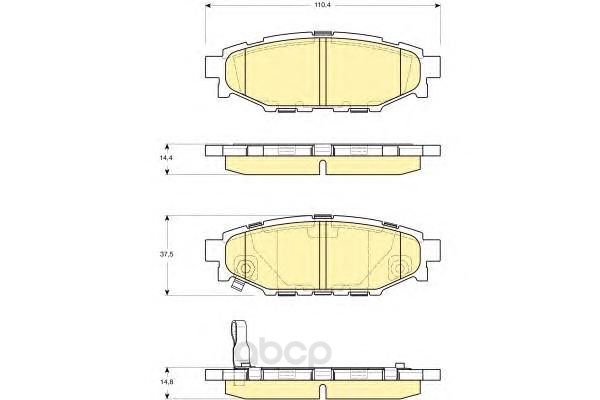 

Тормозные колодки GIRLING 6133739