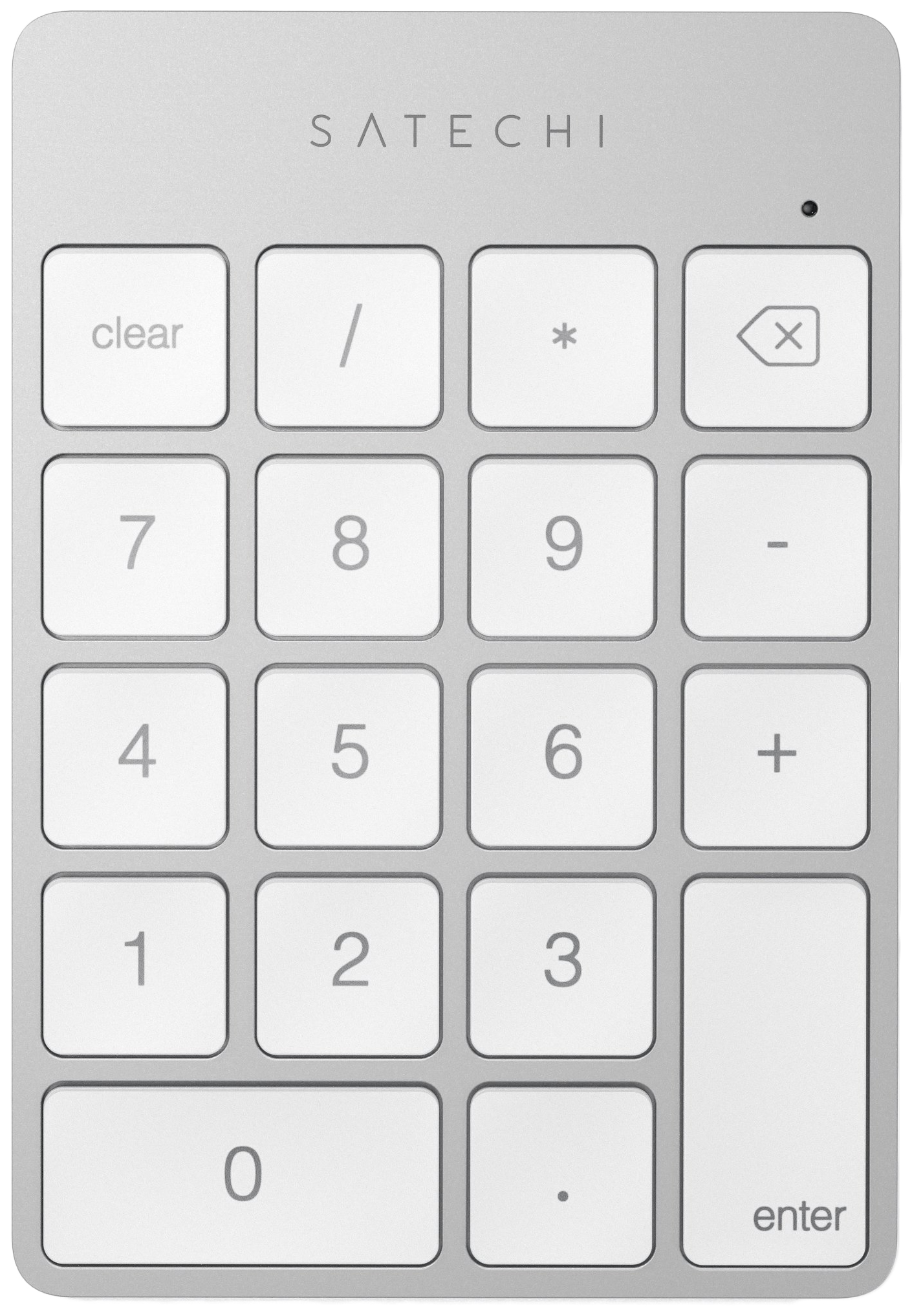 фото Беспроводная клавиатура satechi keypad numpad silver (st-salkps)