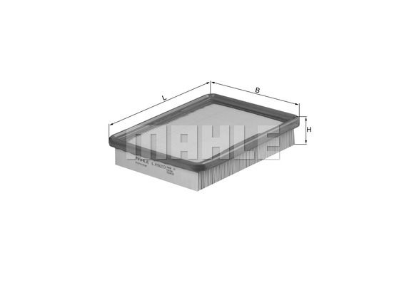 фото Фильтр воздушный knecht lx 920 mahle/knecht