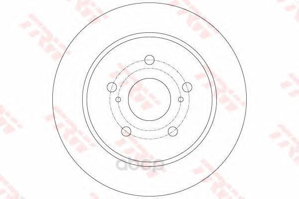 фото Тормозной диск trw/lucas df6173
