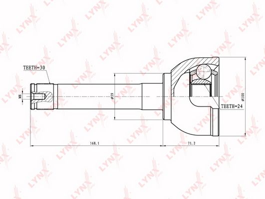 

Шрус LYNXauto CO-7543
