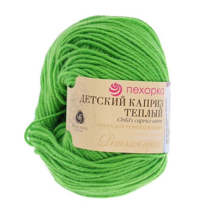 

Пряжа ПЕХ Детский каприз тёплый (50%мериносовая шерсть+50% фибра) 10х50гр/12, Детский каприз тёплый
