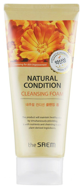 Пенка для умывания The Saem Natural Condition Cleansing Foam Weak Acid 150 мл