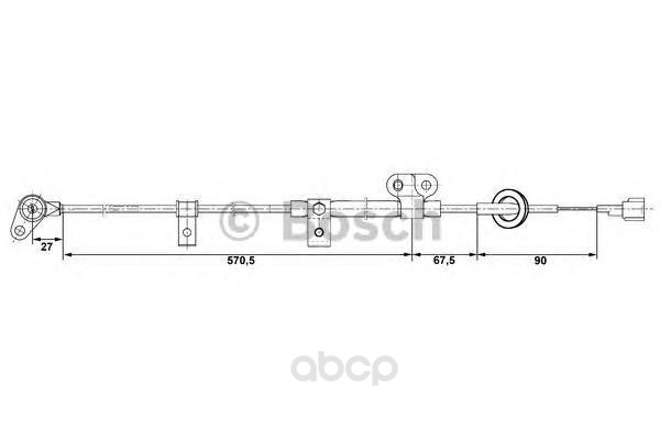 

Датчик автомобильный BOSCH 0265006254