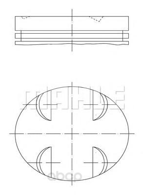 

Поршень двигателя Mahle/Knecht 0282501