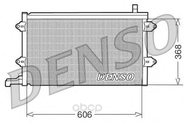 фото Радиатор кондиционера vw golf/vento all 94-98 denso dcn32003