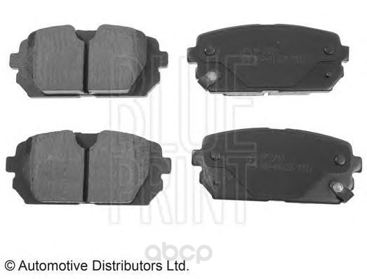 

Колодки тормозные задние kia carens 02- Blue Print ADG04283