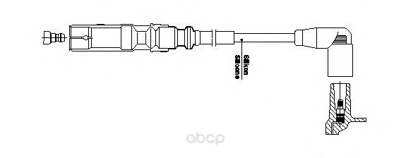 фото Провод высоковольтный audi/seat/skoda/vw bremi 1a32e64