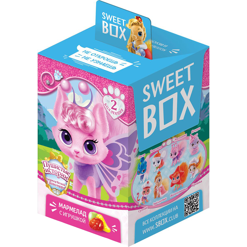 фото Мармелад sweet box disney palace pets с игрушкой 10 г