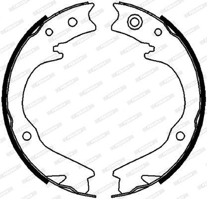

Тормозные колодки дисковые FERODO FSB4063