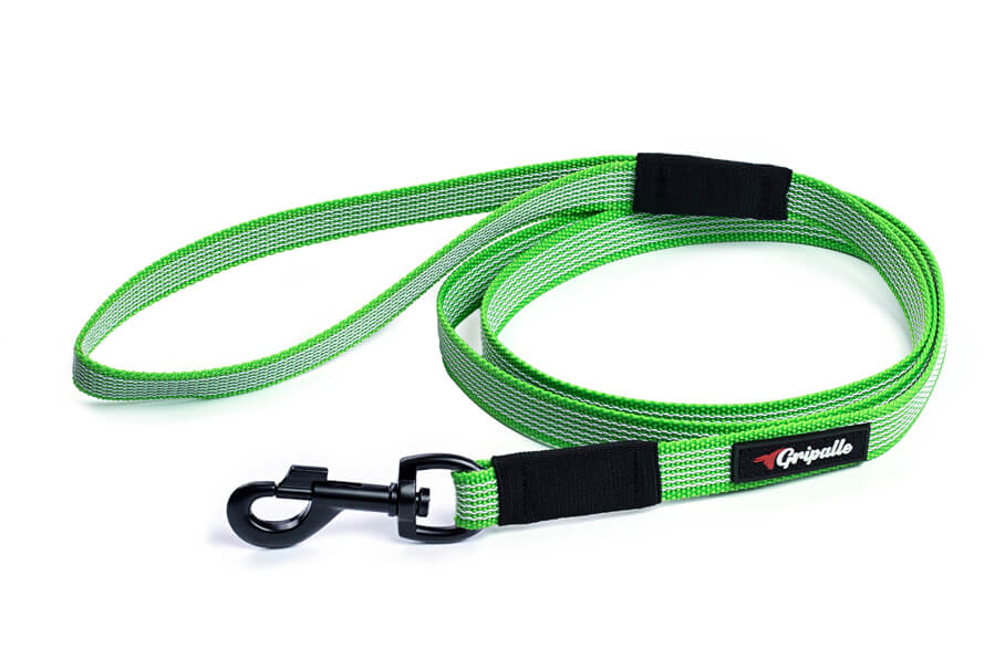 

Поводок нейлоновый прорезиненный GRIPALLE 70844, ширина 20 мм, длина 150 см, зеленый, 70844