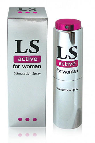 фото Стимулирующий спрей биоритм lovespray active для женщин 18 мл