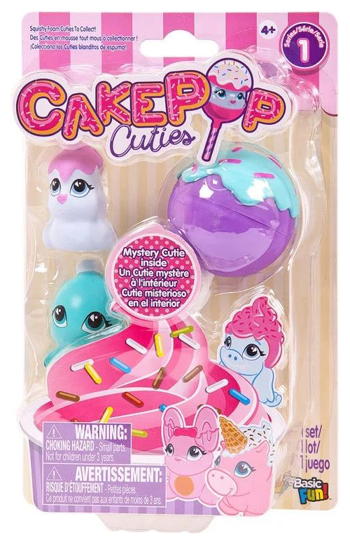 Набор игрушек Basic fun Cake Pop Cuties 2 серия 3 штуки в наборе 27170-2