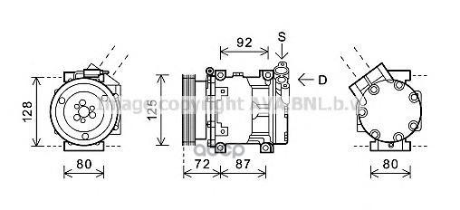 фото Компрессор кондиционера ava quality cooling rtak479