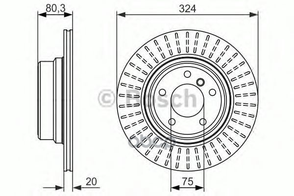 фото Тормозной диск bosch 0986479350