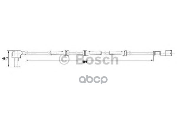 

Датчик abs BOSCH 0265006408