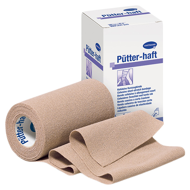

Бинт Putter-haft эластичный короткорастяжимый самофиксирующийся телесного цвета 5 м х 6 см, 931840