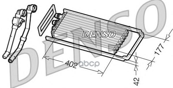 фото Радиатор отопителя denso drr12101