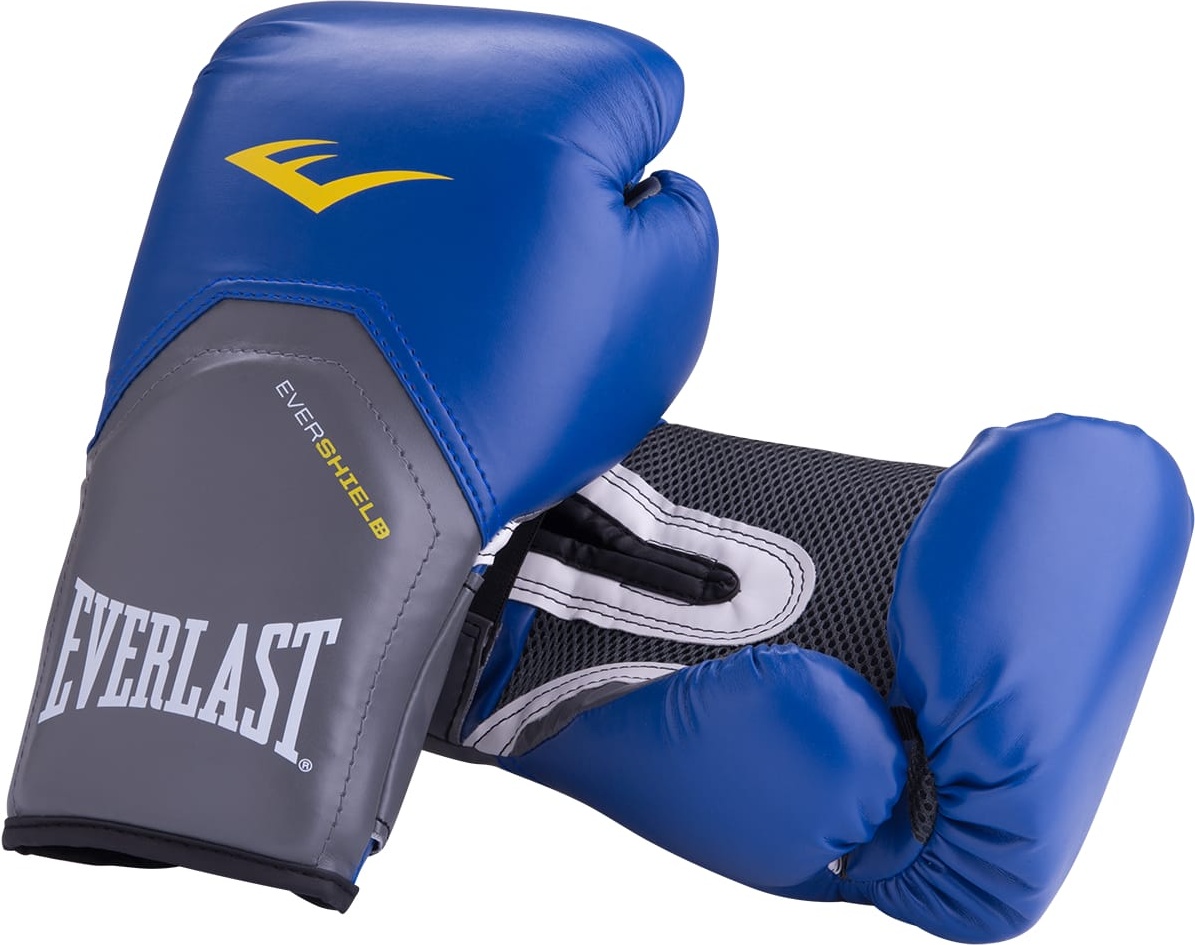 Боксерские перчатки Everlast Pro Style Elite синие, 14 унций