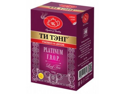 Чай весовой черный Ти Тэнг Platinum Tea F.B.O.P. 100 г