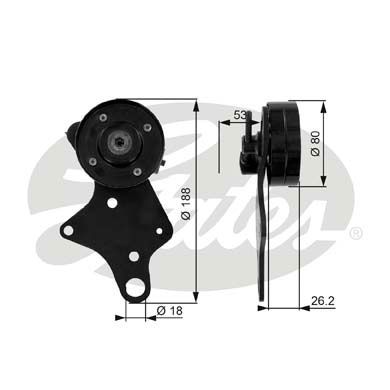 

Натяжной ролик GATES T36024