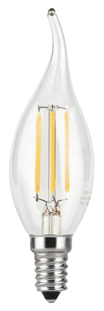 фото Лампочка gauss led filament candle tailed e14 5w 4100k 104801205