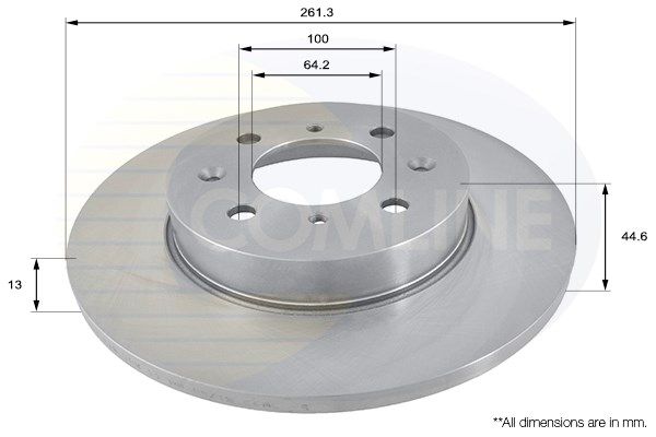 фото Тормозной диск comline adc1302