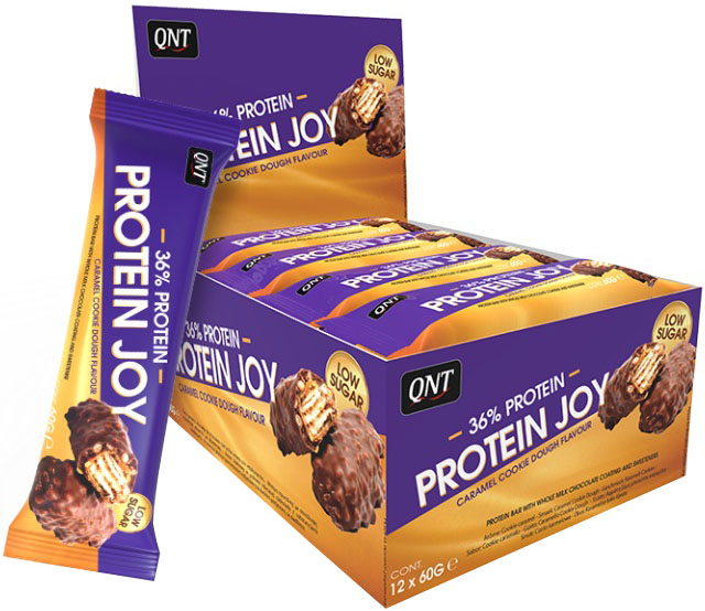Протеиновые батончики QNT Protein Joy Bar Box 12 шт по 60 г
