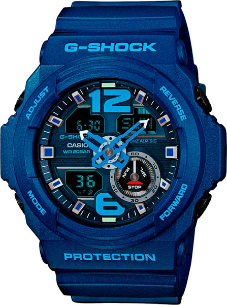 фото Японские наручные часы casio g-shock ga-310-2a с хронографом