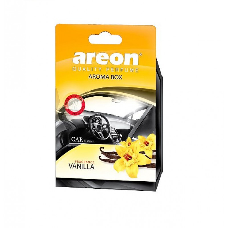 фото Освежитель воздуха под сидение авто areon box 704-abc-06, vanilla, ваниль