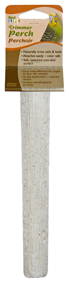 фото Жердочка для птиц penn-plax, минеральная, 20 х 4 см