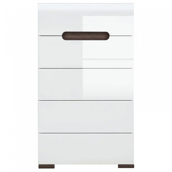 

Комод BlackRedWhite Ацтека КОМ 5S/10/6 BRW_00010402 41х60,5х104,5 см, белый, Ацтека