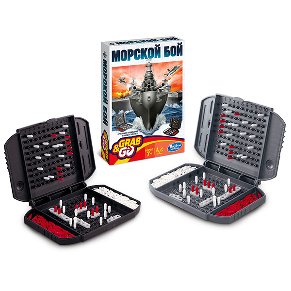 Дорожная игра Морской бой b0995, Hasbro Games,  - купить со скидкой