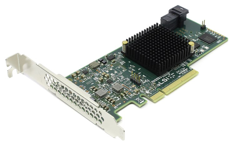 фото Pci-e raid контроллер lsi sas 9300-4i sgl h5-25473-00 lsi00346 lsi logic