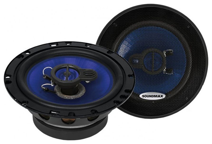 Автомобильные колонки Soundmax SM-CSE603, Черная