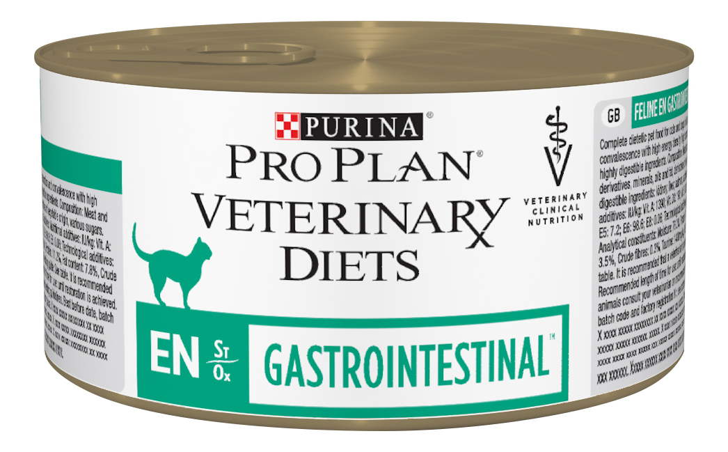 фото Консервы для кошек pro plan veterinary diets en gastrointestinal, 24шт, 195г