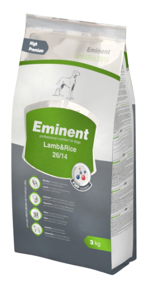 

Сухой корм для щенков Eminent Lamb Rice 26/14, ягненок, рис, 3кг, Lamb Rice 26/14 Professional nutrition for dogs