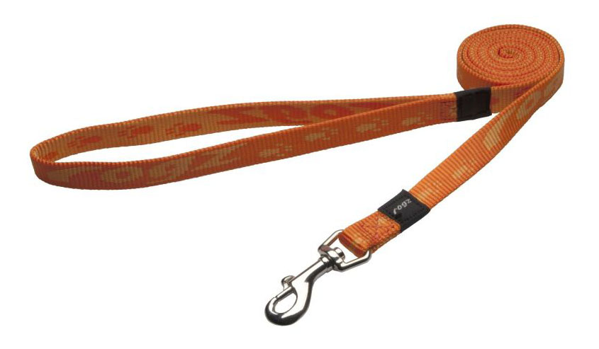 фото Поводок для собак rogz alpinist m-16мм, 1,4м, оранжевый hl23d