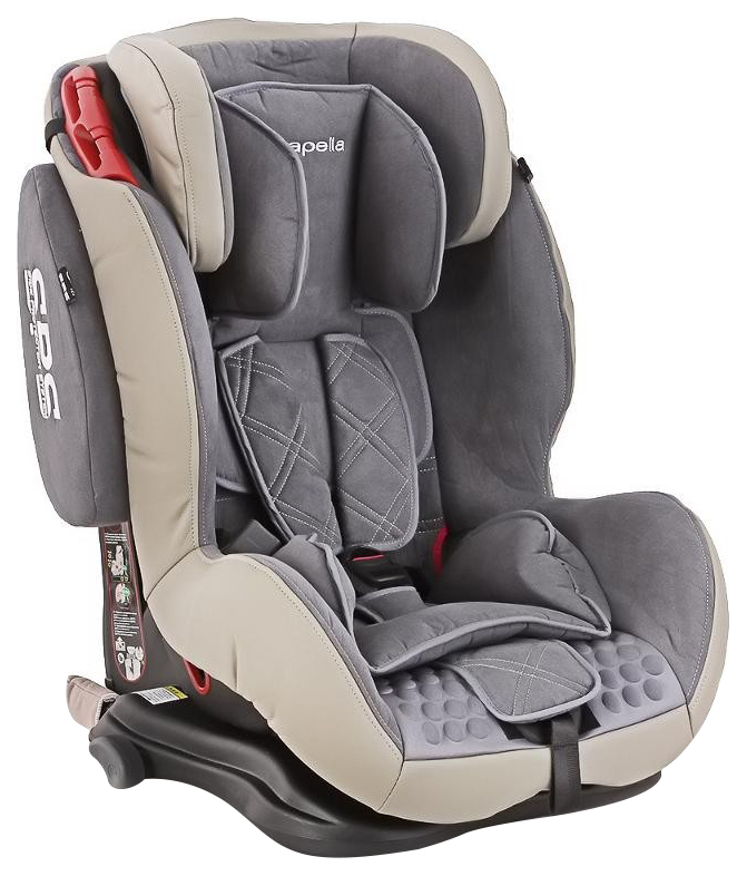 фото Автокресло capella isofix sps s12310 цв.серый гр.1/2/3