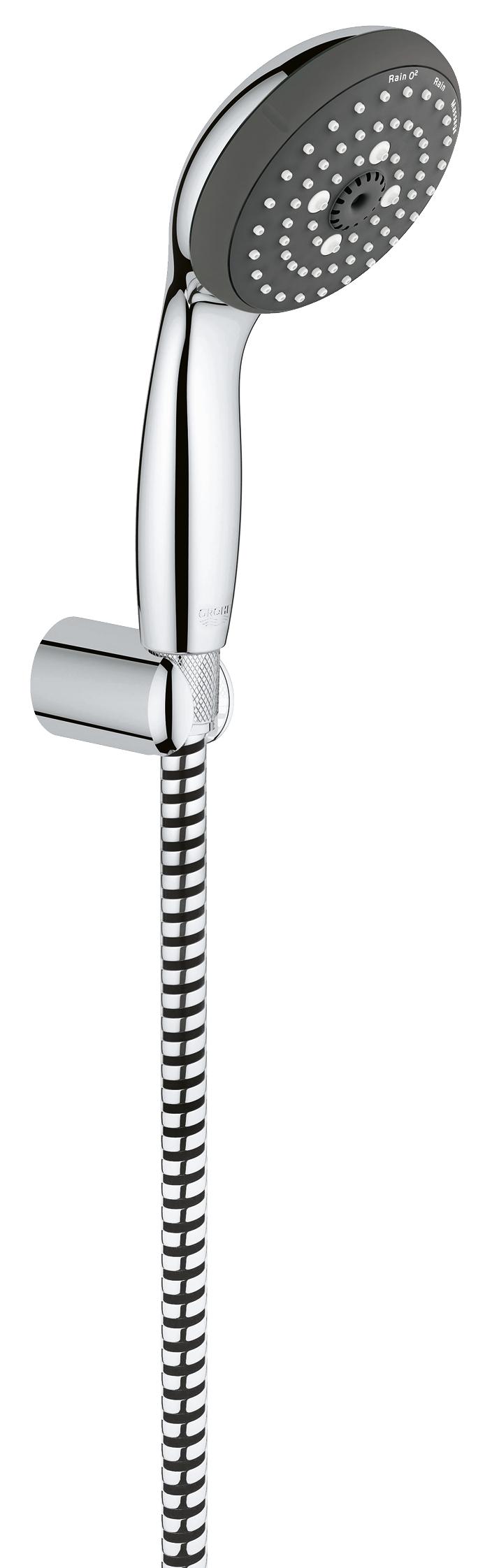 

Душевые лейки Grohe 27957000, Хром;черный