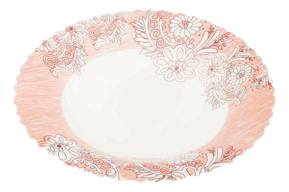 

Тарелка Luminarc Minelli pink 23 см, Белый;розовый, minelli pink 23 см